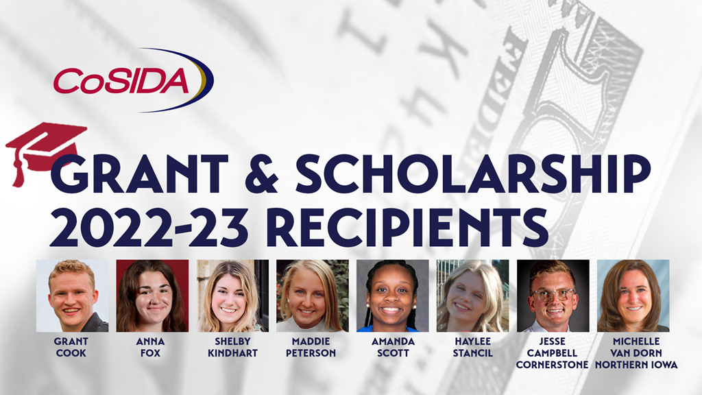 CoSIDA Announces 2022-23 Scholarship and Grants Award Recipients